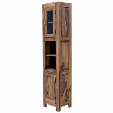 indickynabytok.sk - Skrinka do kúpeľne Suri 40x190x35 indický masív palisander