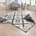 NORTHRUGS - Hanse Home koberce Kusový koberec Twin Supreme 103429 Malibu black creme – na von aj na doma - 120x170 cm