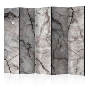 Paraván Grey Marble Dekorhome 225x172 cm (5-dielny)