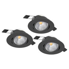 Eglo 900747 - SADA 3x LED Stmievateľné podhľadové svietidlo SALICETO LED/6W/230V