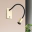 Orion WA 2-1342 - LED Flexibilná nástenná lampička KURT LED/5W/230V zlatá