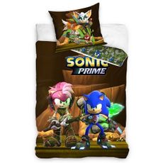 Carbotex Detské obliečky Ježko Sonic a Amy Rose, 140 x 200 cm, 70 x 90 cm