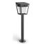 Philips Nissa UltraEfficient solárny LED stĺpik, senzor, čierna, 1,8 W, 250/25 lm, 3000 K