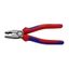 Kombinované kliešte 200 mm. KNIPEX 03 02 200 - leštená hlava, viaczložkové puzdrá