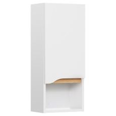 Biela vysoká závesná kúpeľňová skrinka 30x70 cm Set 857 – Pelipal