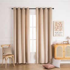 Záves na priechodkách Velvet GY2329/240G/M2/2/1 140x250 cm svetlobéžová