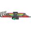 Wera 024480 Nástrčné kľúče 967/9 TX XL Multicolor 1. Sada 9 dlhých kľúčov Torx