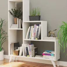 Kalune Design Knižnica Nisano biela