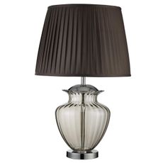 Searchlight EU8531AM - Stolná lampa ELINA 1xE27/60W/230V