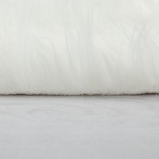Flair Rugs , DOPREDAJ: 80x150 cm Kusový koberec Faux Fur Sheepskin Ivory, 80x150, biela, obývacia izba