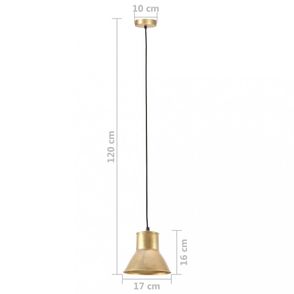 Závesná lampa mosadz Dekorhome 17 cm