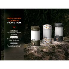 Fenix CL26RPROCAM - LED Stmievateľná prenosná nabíjacia lampa LED/USB IP66 šedá