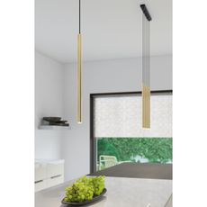 Sollux SL.1195 - Luster na lanku PASTELO 1xG9/8W/230V zlatá