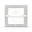Aigostar - LED Stropné prisadené svietidlo LED/12W/230V 17,3x17,3 cm 4000K biela