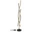Globo 67206SW - LED Stojacia lampa GERONIMO LED/28W/230V 3000K čierna/zlatá
