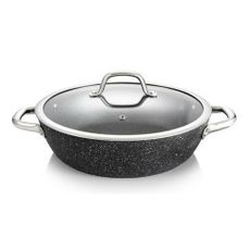 TESCOMA panvica hlboká PRESIDENT Stone s pokrievkou ø 28 cm , 28 cm