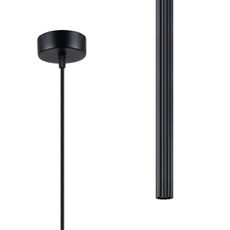 Sollux SL.1338 - Luster na lanku ARCHE 1xG9/8W/230V čierna