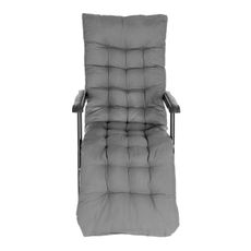 ModernHome Mäkký sivý vankúš na záhradné ležadlo, 160 cm