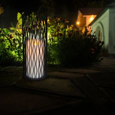 LED vonkajšie dekoratívne svietidlo NYBORG LED/2xAA 35 cm IP44 teplá biela