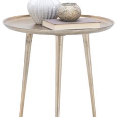 Ambia Home PRÍRUČNÝ STOLÍK, zlatá