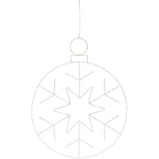 Vianočná závesná LED dekorácia Kerstball Snowflake 250 LED, 48 cm