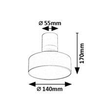 Rabalux 71327 - LED Stropné svietidlo OVIDIA LED/16W/230V 3000K biela