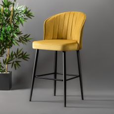 Rubi - žltá Súprava elegantných stoličiek ( 4 ks)