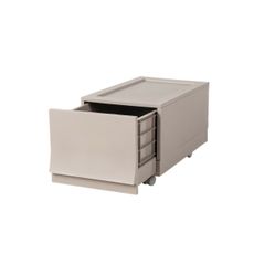 Modulárny úložný box Wave Junior Wood s kolieskami 43,4 x 27,2 x 22 cm, úzky - 1 zásuvka - kolieska