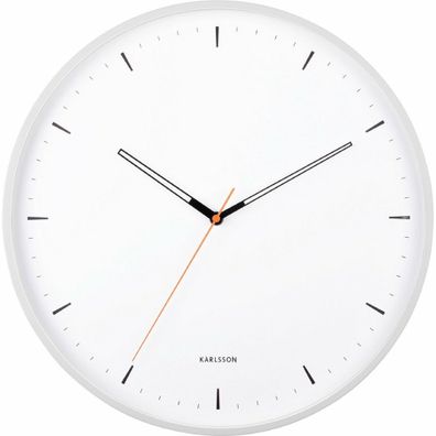 Karlsson 5940WH dizajnové nástenné hodiny 40 cm