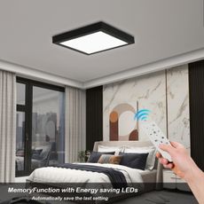 Brilagi-LED Stmievateľné kúpeľňové svietidlo FRAME SMART LED/24W/230V IP44 čierna+DO