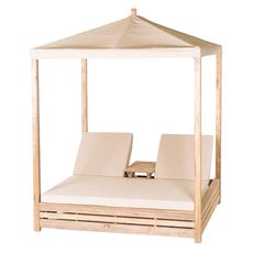 DEOKORK Teaková posteľ DAYBED