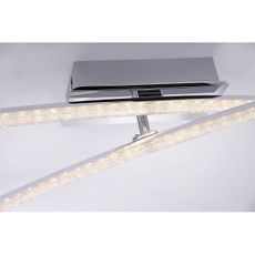 Leuchten Direkt 11292-17 - LED Prisadený luster SIMON 2xLED/8W/230V lesklý chróm