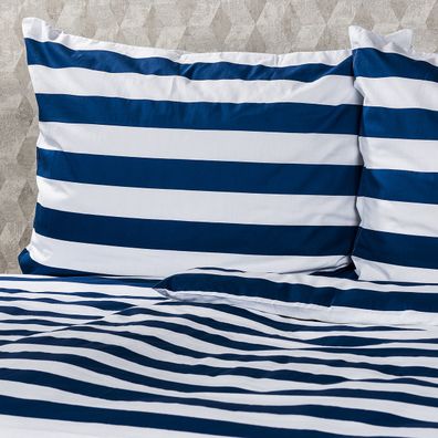 4Home bavlnené obliečky Navy, 140 x 200 cm, 70 x 90 cm, 140 x 200 cm, 70 x 90 cm