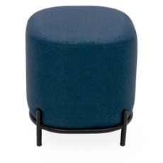 Tmavomodrý puf Tenzo Harry, ø 42 cm