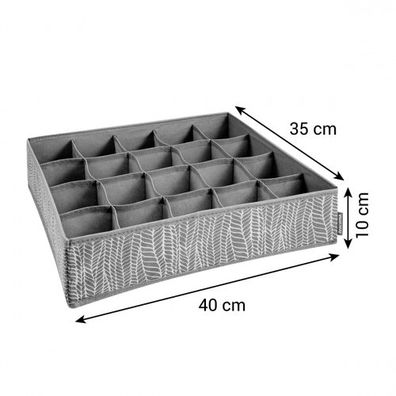 Tescoma Organizér na ponožky a bielizeň FANCY HOME, 40 x 35 x 10 cm, cappuccino, L