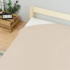 Benlemi Dvojlôžková béžová prestieradlo z bavlny Zvoľte farbu: Béžová, Zvoľte rozmer: 160 x 200 cm
