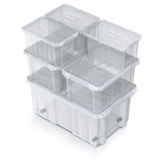 NABBI NCC12 plastový úložný box 6 l priehľadná