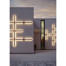 Redo 90622 -LED Vonkajšie nástenné svietidlo REFLEXA LED/20W/230V 3000K IP54 hnedá