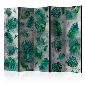 Paraván Modernist Jungle Dekorhome 225x172 cm (5-dielny)