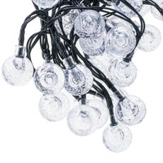 IKO Solárne záhradné svetielka 7m 50LED - studená biela