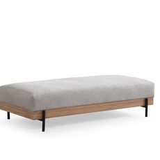 Hanah Home Taburet ETI 158 cm šedý/dub přírodní