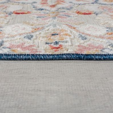 Flair Rugs , Kusový koberec Plaza Mabel Navy – na von aj na doma, 200x290, modrá, exteriér