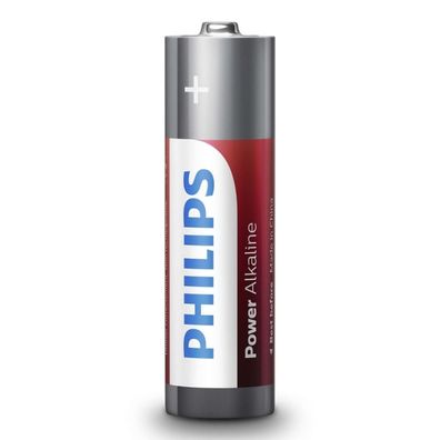 Philips LR6P4B/10 - 4 ks alkalické baterie AA POWER ALKALINE 1,5V 2600mAh