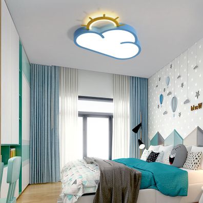 IKO LED stropná lampa s diaľkovým ovládačom – Modrý oblak