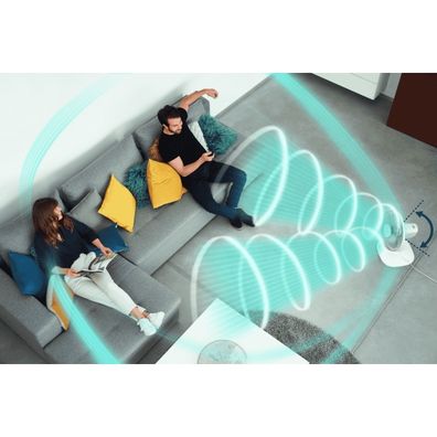 Rowenta - Stolový ventilátor ESSENTIAL 28W/230V pr. 25 cm biely