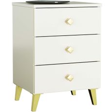 Ak furniture Komoda MOBI K-03 kašmír/zlatá