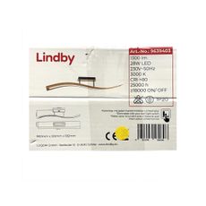 Lindby - LED Stmievateľný prisadený luster LARISA LED/28W/230V