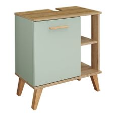 Zelená skrinka pod umývadlo v dekore duba 60x65 cm Set 963 - Pelipal
