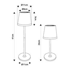 Globo 36637GM - LED Solárne svietidlo LED/0,6W/3V 3000K IP44 zlatá