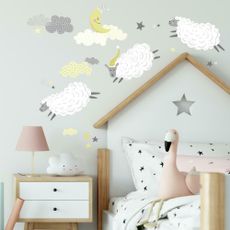 York Wallcoverings Samolepky do detskej izby OVCE